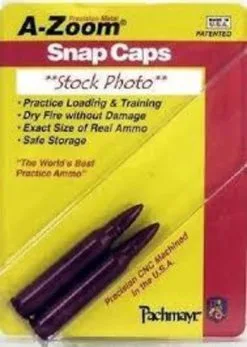 A-Zoom Rifle Snap Caps - 204 Ruger, 2pk