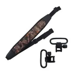 Wolf Creek Anti-Slip Camo Gun Sling With Swivels