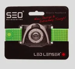 Ledlenser SEO Elastic Headband - Green